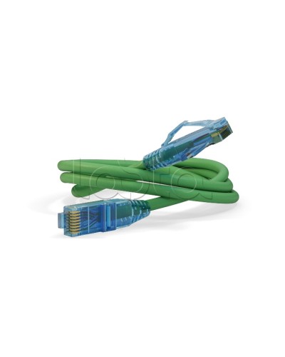 Патч-корд U/UTP Hyperline PC-LPM-UTP-RJ45-RJ45-C6-1M-LSZH-GN в Тюмени Патчкорды (медные) Pintop.ru