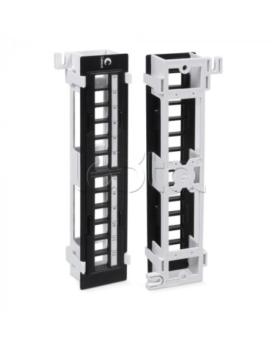 Патч-панель настенная 12 портов без модулей Cabeus (PLB-12-WL) в Тюмени Патч панель Pintop.ru