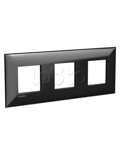 Рамка ARTLEBEDEV Черный квадрат Avanti, 6 мод. DKC 4402906 в Тюмени Аксессуары для лотков Pintop.ru