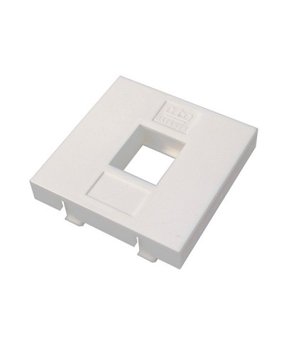 Адаптер Mosaic 45 х 45 мм для модуля Keystone, 1 порт, белый Datarex DR-5301 в Тюмени Коммутационные изделия Pintop.ru