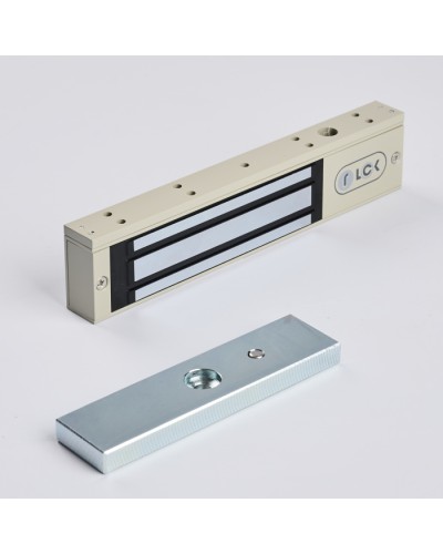 R-Lock RL-EM180-00G - Электромагнитный замкок, 180кг, DC12/24B, цвет корпуса серый, RAL7032 (галечный серый) в Тюмени Электромагнитные замки Pintop.ru