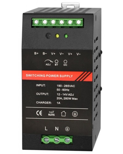 Блок питания Smartec ST-PS120BDU-BK в Тюмени Дополнительное оборудование для СКУД Pintop.ru