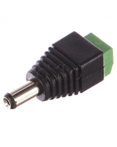 Разъем питания штекер 2.1х5.5 с клеммной колодкой (50шт/уп) REXANT 14-0314 в Тюмени Коннекторы Pintop.ru