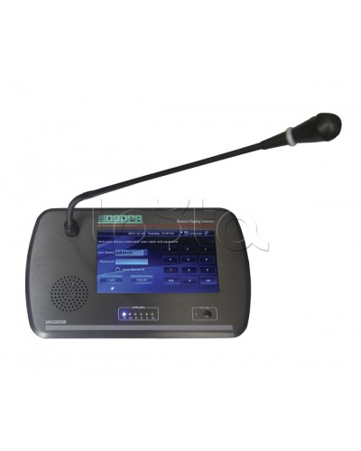 Консоль микрофонная DSPPA MAG-6588 в Тюмени Система оповещения и трансляции Dsppa Pintop.ru