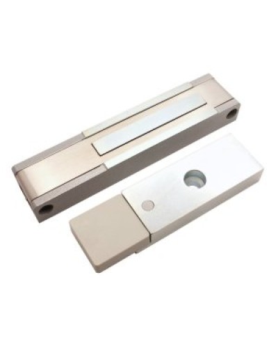 Электромагнитный замок с датчиком состояния двери ALeko ALM-150P (24В серый) в Тюмени Электромагнитные замки Pintop.ru