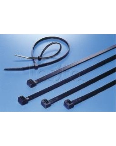Хомут-стяжка нейлоновый, неоткрывающийся, 250х3.6 мм, черные Hyperline GT-250IBC (100 шт/уп) в Тюмени Стяжки-хомуты Pintop.ru