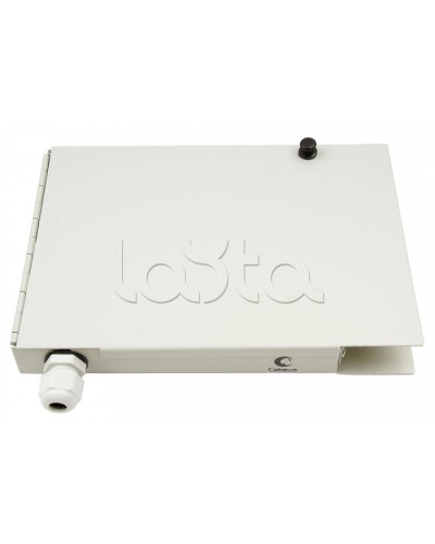 Бокс оптический настенный 19 на 8 SC/LC портов Cabeus JJT-8-SC в Тюмени Кросс оптический Pintop.ru