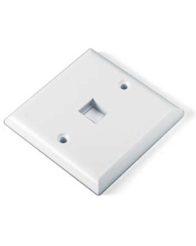 Панель лицевая для 1 вставки Hyperline FP-E-1-WH в Тюмени Аксессуары для кабель-канала Pintop.ru