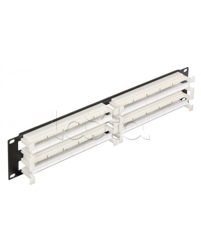 Патч-панель 2U 200 пар NIKOMAX (NMC-RB110-200) в Тюмени Кроссовое оборудование тип 110 Pintop.ru