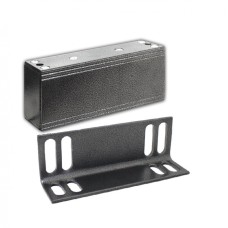 Замок электромагнитный Олевс М1-200 с уголком серебряный антик