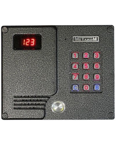 Многоабонентный антивандальный блок вызова Метаком МК2007-ТМЕ в Тюмени Блоки вызова многоабонентные Pintop.ru