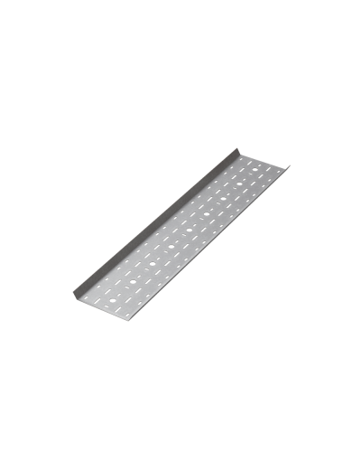 Дно лестничного лотка перфорированное 200х1,0 L2500 мм HD85 КМ-профиль (DLLP200-1.0-2500 HD85) в Тюмени Кабельные лотки Pintop.ru