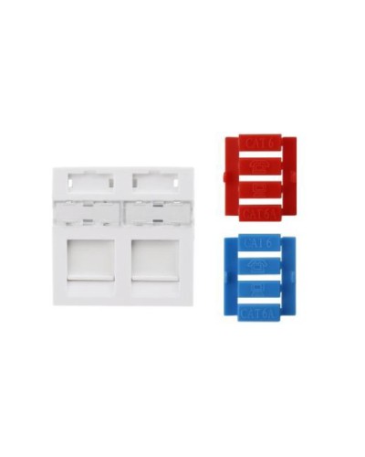 Вставка 45x45 (аналог Mosaic) Hyperline SIP3-2K-M45-45 в Тюмени Аксессуары для стоек и шкафов Pintop.ru