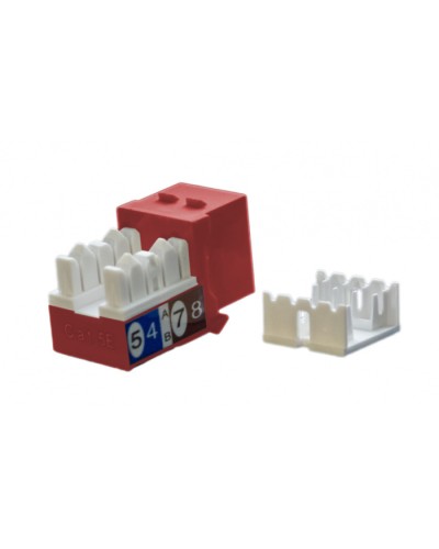 Вставка Hyperline (KJ9-8P8C-C5e-90-RD) в Тюмени Коннекторы Pintop.ru