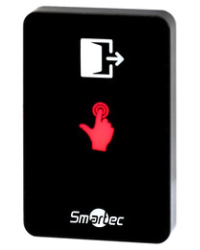 Сенсорная кнопка выхода накладная Smartec ST-EX410L-BK в Тюмени Кнопки выхода Pintop.ru