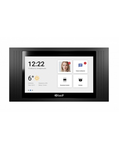 IP-видеодомофон BAS-IP AT-07L BLACK в Тюмени Вызывные IP панели Pintop.ru