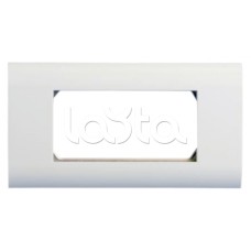 Панель лицевая 80x148, для 4х модулей 45x22.5 Hyperline FP-2M45-1-WH