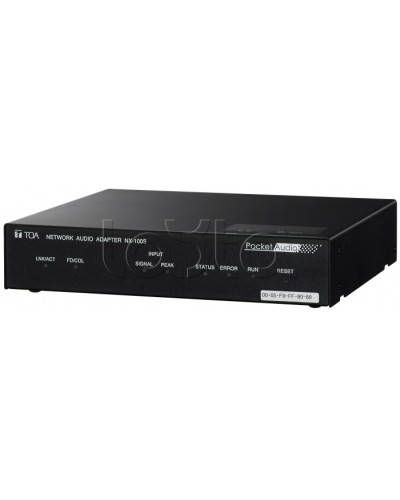 Шлюз передачи аудио, управляющих сигналов через сеть TOA NX-100S W в Тюмени Системы оповещения и трансляции TOA Pintop.ru