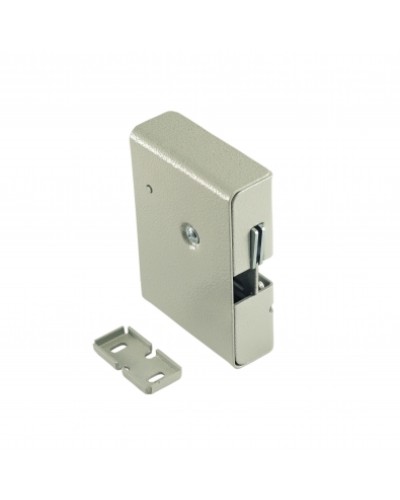 Замок электромеханический с толкателем и датчиком положения двери Promix-SM308.10.1 (серебро) в Тюмени Электромеханические замки Pintop.ru