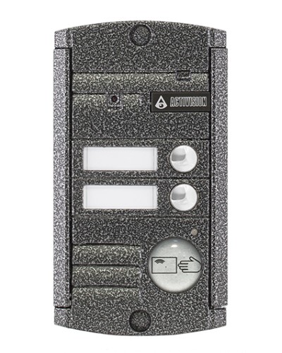 Видеопанель вызывная накладная цветная на 2 абонента с Proxy-считывателем Activision AVP-452 Proxy (PAL, антик) в Тюмени Вызывные видеопанели малоабонентные Pintop.ru