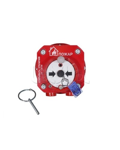 Извещатель пожарный ручной взрывозащищенный Спектрон-512-Exd-Н-ИПР-В-Modbus в Тюмени Пожарные извещатели (Ex) Pintop.ru