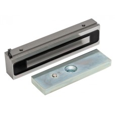 Электромагнитный замок AccordTec ML-200K-3 Premium Grey с уголком