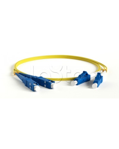 Патч-корд Hyperline FC-D2-9-LC/UR-SC/UR-H-7M-LSZH-YL в Тюмени Патч-корды оптические Pintop.ru