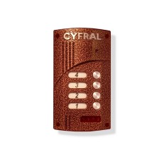 Блок вызова видеодомофона на 4 абонента со встроенным коммутатором Цифрал M-4.1M/VC