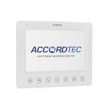 Монитор видеодомофон AccordTec AT-VD 751C/M/SD WH