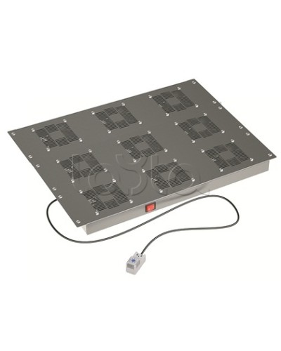 Потолочный вентиляторный модуль, с термостатом 9 вент. для крыши Ш=800мм DKC R5VSIT8009FT в Тюмени Вентиляторные модули Pintop.ru