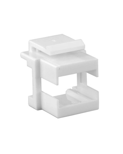 Вставка формата Keystone Jack, для проходного адаптера SC или dLC Hyperline (KJ1-SC/DLC-WH) в Тюмени Модули Keystone Pintop.ru