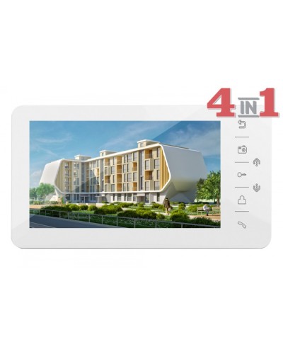 Монитор цветного видеодомофона Tantos Prime HD (White) VZ в Тюмени Абонентские видеоустройства Pintop.ru