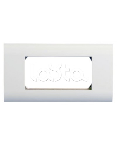 Панель лицевая 80x148, для 4х модулей 45x22.5 Hyperline FP-2M45-1-WH в Тюмени Аксессуары для кабель-канала Pintop.ru