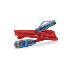 Патч-корд RJ45-RJ45, 4 пары, UTP, кат.6, LSZH (2м) Hyperline PC-LPM-UTP-RJ45-RJ45-C6-2M-LSZH-RD