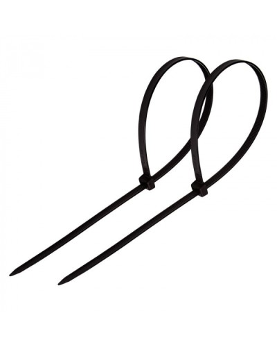 Стяжка нейлоновая неоткрывающаяся, безгалогенная (halogen free) 150x3.6мм, черная (100 шт) в Тюмени Стяжки-хомуты Pintop.ru