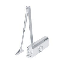 Доводчик NOTEDO DC-160 DA EN1-5, с задержкой закрывания, с рычажной тягой, (бронза) (RAL7013)