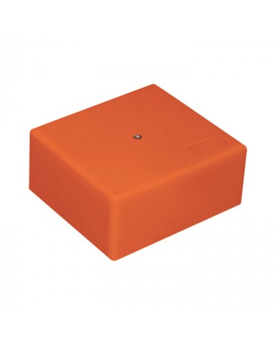 MB75 Коробка огн. E-110,о/п 75х75х40, с гладкими стенками,без галогена, заземление, IP41, 12P, (1,5-2,5 мм2), цвет оранж в Тюмени Распределительные коробки Pintop.ru