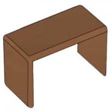 Соединение на стык, цвет коричневый DKC 00594B