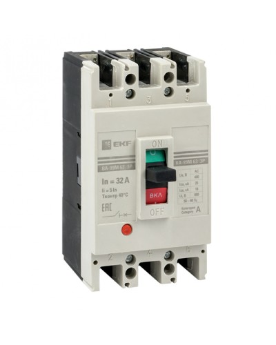 Выключатель автоматический ВА-99М 63/63А 4P 5In 25кА EKF PROxima (mccb99-4P5In63-63m) в Тюмени Электротехническое оборудование Pintop.ru