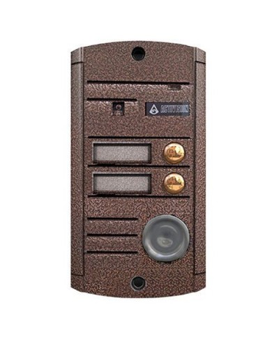 Видеопанель вызывная накладная цветная на 2 абонента с TM-считывателем Activision AVP-452 ТМ (PAL, медь) в Тюмени Вызывные видеопанели малоабонентные Pintop.ru