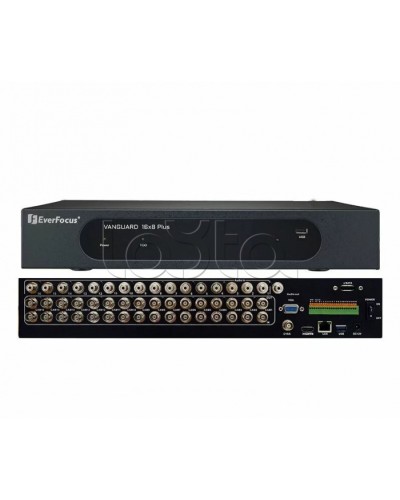 Видеорегистратор 16-канальный EverFocus VANGUARD II 16x8H Plus в Тюмени Видеорегистраторы гибридные Pintop.ru