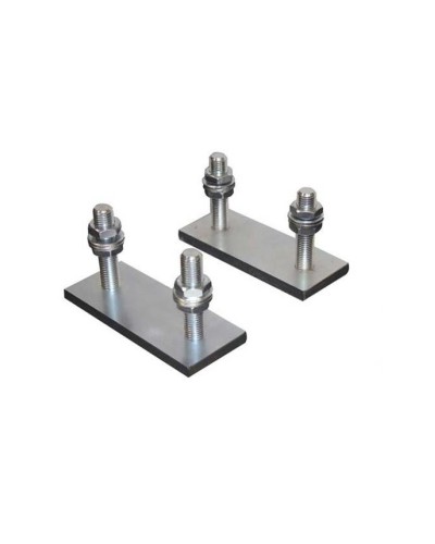 Подставка регулировочная с болтами, комплект для 1 тележки, универсальная для тележек S и M Came PLATE KIT C1 - в Тюмени Комплектующие для откатных ворот Pintop.ru