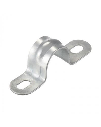 Скоба оцинк. с двумя отверстиями, для трубы D14мм(5шт) Экопласт (43614-5) - Скоба оцинкованная с двумя отверстиями, для трубы D14мм(5шт) Экопласт в Тюмени Держатели, клипсы, скобы Pintop.ru