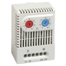 Термостат универсальный (сдвоенный) с нормально-замкнутыми (NC) и нормально-разомкнутыми (NO) контактами Hyperline KL-TRS-UVL-060