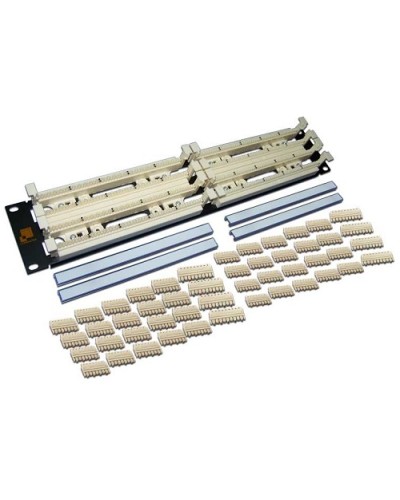 Панель кроссовая 110 типа, 200 пар, 19, 2U LANMASTER LAN-RS110-200FT в Тюмени Кроссовое оборудование тип 110 Pintop.ru