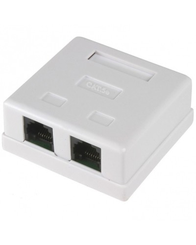 Розетка RJ-45 UTP двухпортовая (25шт/уп) REXANT 03-0151 в Тюмени Проходные адаптеры RJ-45 и разветвители Pintop.ru