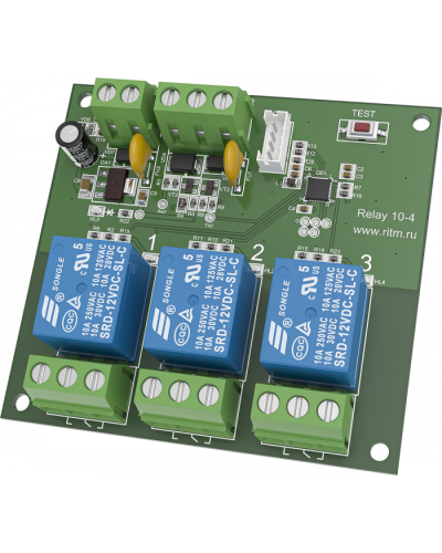 Реле адресное Mega на 3 выхода Ritm в Тюмени GSM мониторинг Ritm Pintop.ru