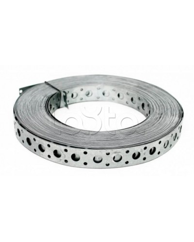 Лента монтажная перфорированная прямая для прямого монтажа ЛМП 12х0,55 (25 м.) Промрукав (PR08.3830) в Тюмени Стяжки-хомуты Pintop.ru