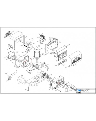 Корпус T152 Came 119RIR062 в Тюмени Запчасти для шлагбаумов и автоматики Pintop.ru