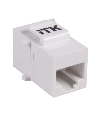 Проходной адаптер кат.5E UTP, RJ45-RJ45, тип Keystone Jack ITK CS7-1C5EU в Тюмени Проходные адаптеры RJ-45 и разветвители Pintop.ru
